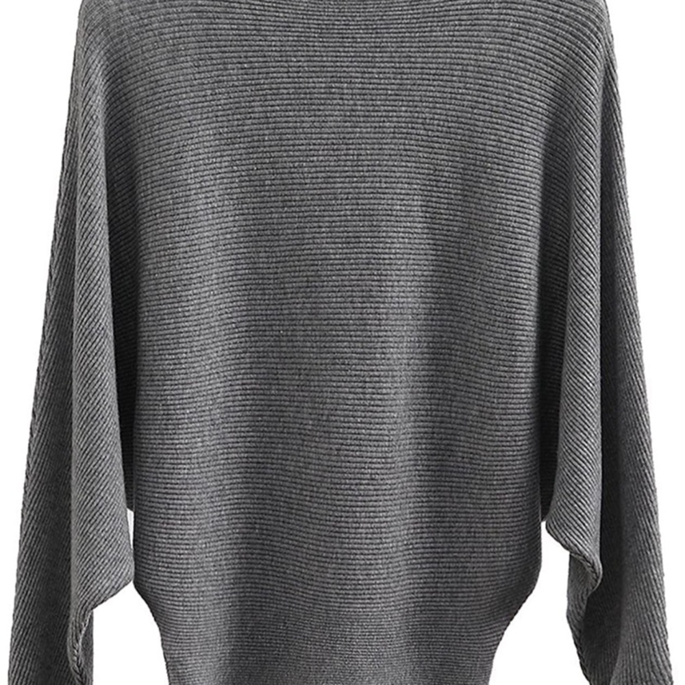 Set of 2 Batwing dolman sleeve top sweater